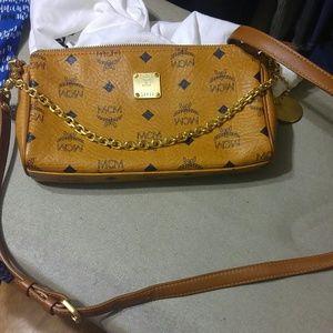Authentic MCM crossbody clutch bag